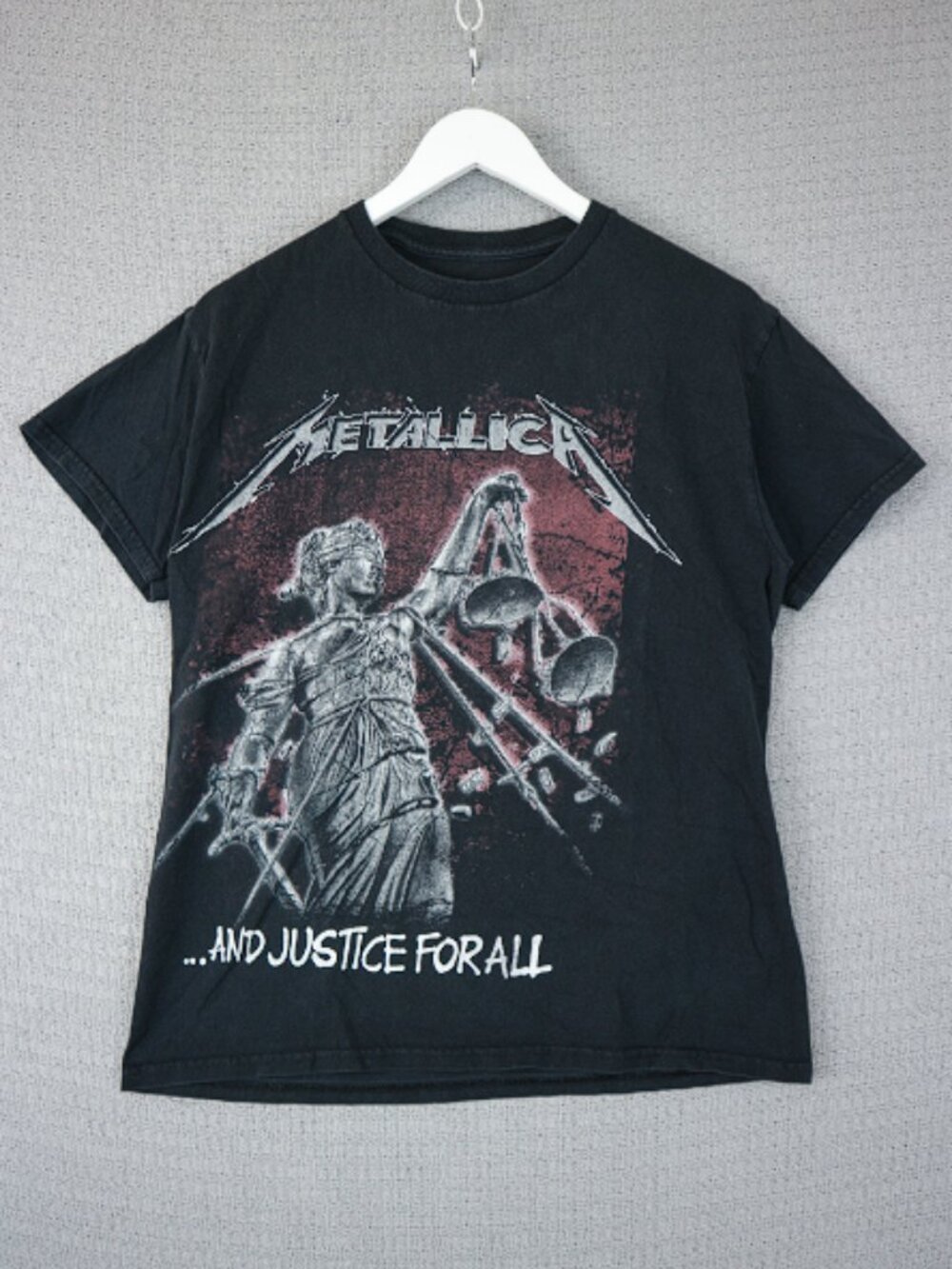 Metallica Reprint ...And Justice for All 1988 Band Tee Medium